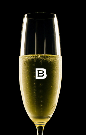 LA BULLE et LE BRUT, étiquette de Vin