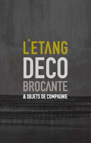 L’ETANG DECO, IDENTITE VISUELLE D’UNE BROCANTE