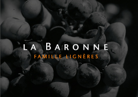 LA BARONNE, FAMILLE LIGNIERE, ETIQUETTE DE VIN